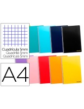 CUADERNO ESP. SMART A4 T.BLANDA MICRO 5MM 4T. 80H. 60GR. COL.SURT.