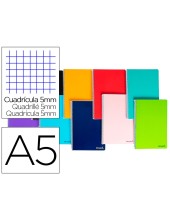 CUADERNO ESP. SMART A5 T.BLANDA MICRO 5MM 6T. 80H. 60GR. SURT. *32464