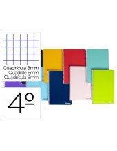 CUADERNO ESP. SMART A5 T.BLANDA 8MM 80H. 60GR. COL.SURT.