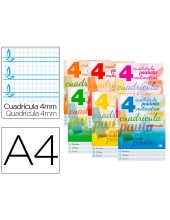 CUADERNO LIDERPAPEL A4 PAUTAGUIA T.CARTONCILLO 32H 70GR. 4MM