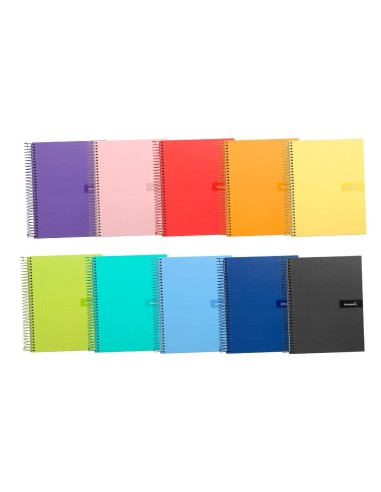 CUADERNO ESP. CRAFTY A5 T.FORRADA 4MM 80H. 90GR. COL.SURT.