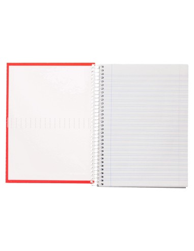 CUADERNO ESP. CRAFTY A5 T.FORRADA PAUTA 2,5MM 80H 90GR.COL. SURT.