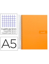 CUADERNO ESP. CRAFTY A5 T.FORRADA MICRO 5MM 5B 6T. 120H 90GR. NJ.