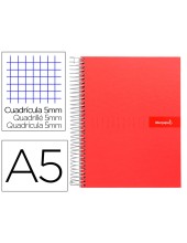 CUADERNO ESP. CRAFTY A5 T.FORRADA 5MM 5B 6T.120H. 90GR. RJ. *32900