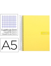 CUADERNO ESP. CRAFTY A5 T.FORRADA MICRO 5MM 5B 6T. 120H. 90GR. AM.