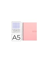 CUADERNO ESP. CRAFTY A5 T.FORRADA MICRO 5MM 5B 6T. 120H. 90GR. ROSA 2
