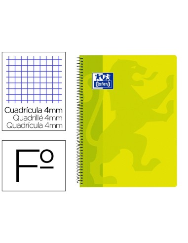 CUADERNO ESP. OXFORD SCHOOL FL. T.PP. 4MM 80H 90GR. LIMA