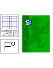 CUADERNO ESP. OXFORD SCHOOL FL. T.PP. 4MM 80H 90GR. VE.