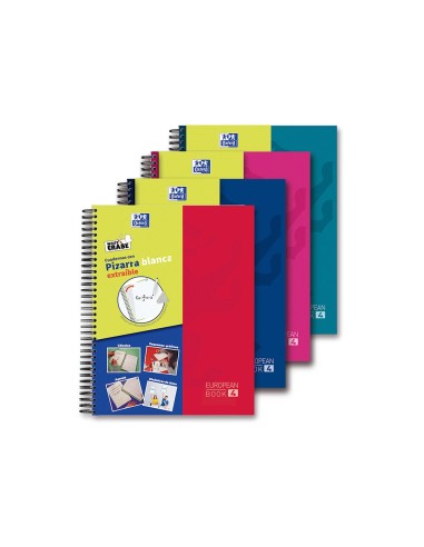CUADERNO ESP.OXFORD EUROPEANBOOK 5 WRITE&ERASE SCHOOL A4+ 120H. 5MM
