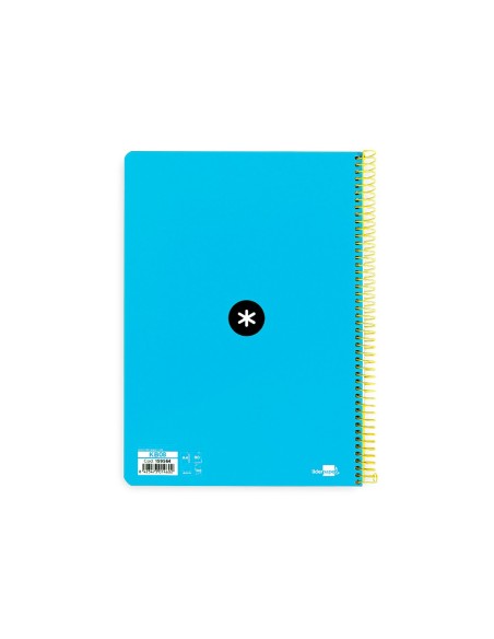 CUADERNO ESP.LIDERPAPEL A4 ANTARTIK T.DURA 80H 100GR 4MM MARGEN AZ.