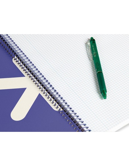 CUADERNO ESP.A4 ANTARTIK T.DURA 80H 100GR 4MM MARGEN LAVANDA