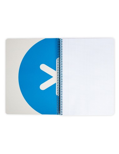 CUADERNO ESP.LIDERPAPEL A4 ANTARTIK T.DURA 80H 100GR 4MM MARGEN RJ.