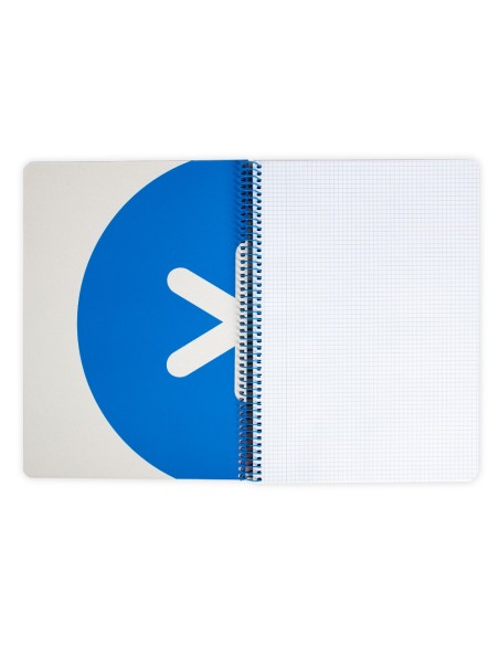 CUADERNO ESP.A4 ANTARTIK T.DURA 80H 100GR 4MM MARGEN ROSA FLUOR