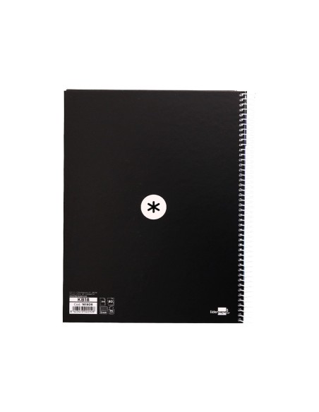 CUADERNO ESP.A4 MICRO ANTARTIK T.FORRADA 80H 90GR.5MM 1B.4 TAL.NG.