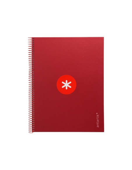 CUADERNO ESP.A4 MICRO ANTARTIK T.FORRADA 80H 90GR.5MM 1B.4 TAL.FRAMB.