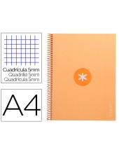 CUADERNO ESP.A4 MICRO ANTARTIK T.FORRADA 80H 90GR.5MM 1B.4 TAL.AM. CL