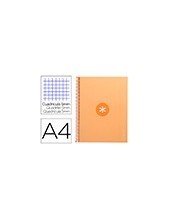 CUADERNO ESP.A4 MICRO ANTARTIK T.FORRADA 80H 90GR.5MM 1B.4 TAL.AM. CL 2