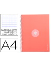 CUADERNO ESP.A4 MICRO ANTARTIK T.FORRADA 80H 90GR.5MM 1B.4 TAL.RS.CL.