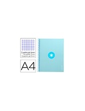 CUADERNO ESP.A4 MICRO ANTARTIK T.FORRADA 80H 90GR.5MM 1B.4 TAL.CEL. 2