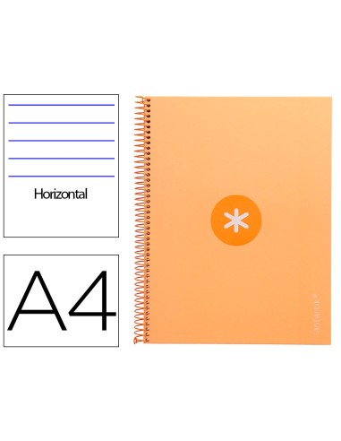 CUADERNO ESP.A4 MICRO ANTARTIK T.FORRADA80H 90GR.HOR.1B.4 TAL.AM.CL.