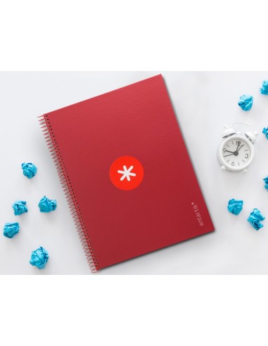 CUADERNO ESP.A4 MICRO ANTARTIK T.FORRADA80H 90GR.HOR.1B.4 TAL.FRAMB.