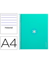 CUADERNO ESP.A4 MICRO ANTARTIK T.FORRADA80H 90GR.HOR.1B.4 TAL.MENTA