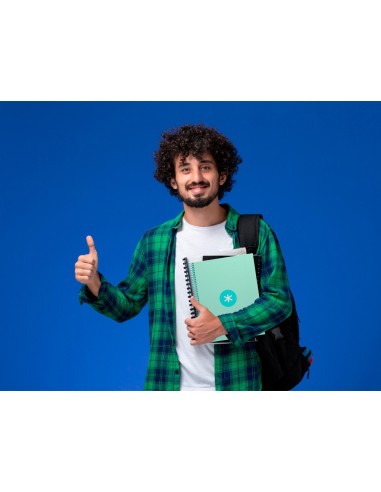 CUADERNO ESP.A4 MICRO ANTARTIK T.FORRADA80H 90GR.HOR.1B.4 TAL.MENTA