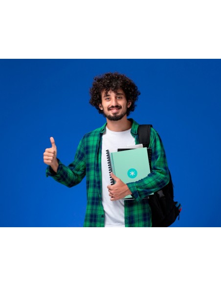 CUADERNO ESP.A4 MICRO ANTARTIK T.FORRADA80H 90GR.HOR.1B.4 TAL.MENTA