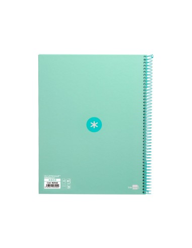 CUADERNO ESP.A4 MICRO ANTARTIK T.FORRADA80H 90GR.HOR.1B.4 TAL.MENTA
