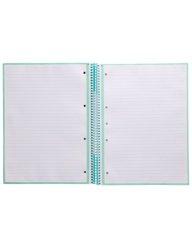 CUADERNO ESP.A4 MICRO ANTARTIK T.FORRADA80H 90GR.HOR.1B.4 TAL.MENTA