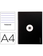 CUADERNO ESP.A4 MICRO ANTARTIK T.FORRADA80H 90GR.HOR.1B.4 TAL.NG.