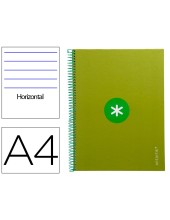 CUADERNO ESP.A4 MICRO ANTARTIK T.FORRADA80H 90GR.HOR.1B.4 TAL.VE.