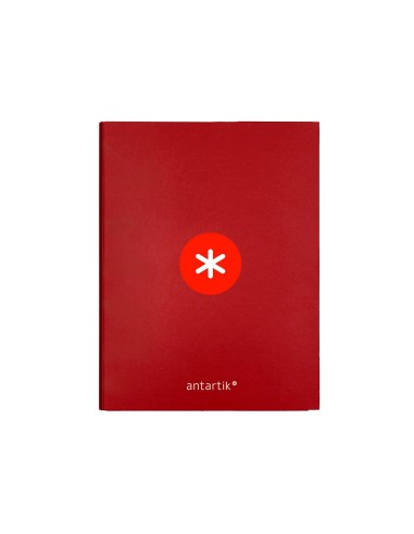 CARPETA  ANTARTIK A4 FORRADA 4AN.25MM REDONDAS FRAMBUESA