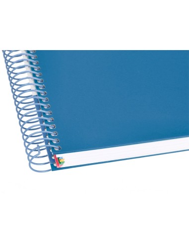 CUADERNO ESP. ANTARTIK A4 T.FORRADA MICRO 5MM 5B 4T.120H 100GR.AZ.MAR