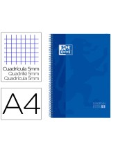 CUADERNO ESP. OXFORD EBOOK A4 T.EXTRA MICRO 5MM 80H 90GR. AZ.