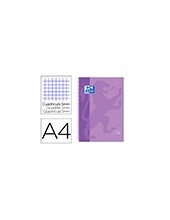 CUADERNO ESP. OXFORD EBOOK A4 T.EXTRA MICRO 5MM 80H 90GR. LILA 2