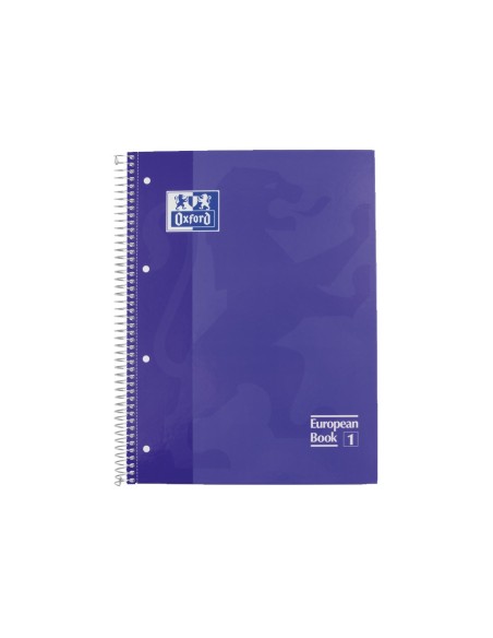 CUADERNO ESP. OXFORD EBOOK A4 T.EXTRA MICRO 5MM 80H 90GR. LILA