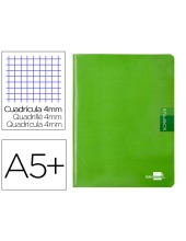 CUADERNO ENCOLADO SCRIPTUS A5 T.CARTON 4MM 48H 90GR. VE.