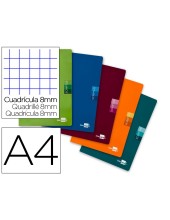 CUADERNO GRAP. SCRIPTUS A4 T.CARTON 8MM 48H 60GR. SURT.