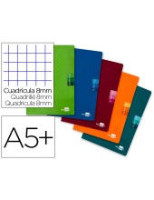 CUADERNO ENCOLADO SCRIPTUS A5 T.CARTON 8MM 48H. 90GR. COL.SURT.