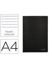 CUADERNO ENCOLADO LIDERPAPEL A4 T.CARTON HORIZONTAL 80H 60GR. NG.