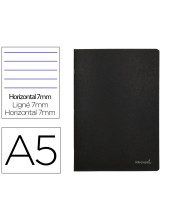 CUADERNO ENCOLADO LIDERPAPEL A5 T.CARTON HORIZONTAL 80H. 60GR. NG.