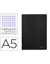 CUADERNO ENCOLADO LIDERPAPEL A5 T.CARTON 5MM 80H. 60GR. NG.