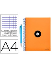 CUADERNO ESP.A4 MICRO ANTARTIK T.FORRADA 120 H 100G 5MM NJ.