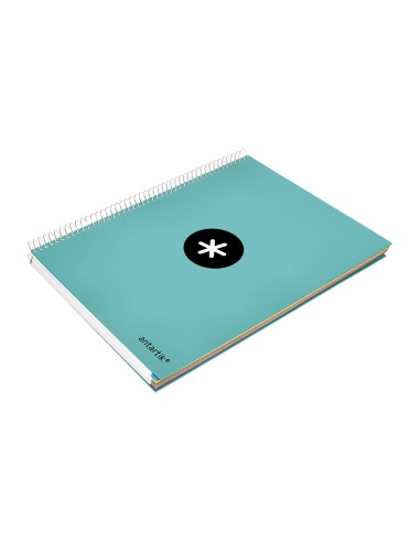 CUADERNO ESP. ANTARTIK A4 T.FORRADA MICRO 5MM 5B 4T.120H.100GR.MENTA