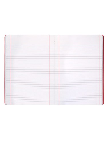 CUADERNO  360 T.DE PLAST.A4 48H. 90G/M2 HOR.DOBLE MARGEN SURT.
