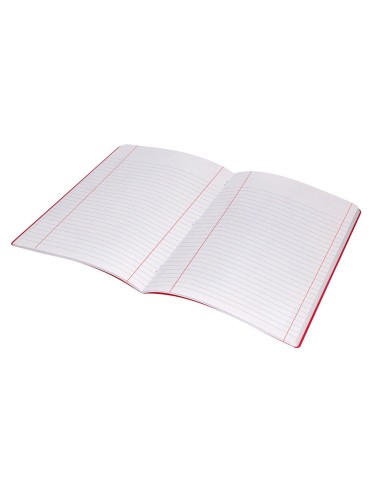 CUADERNO  360 T.DE PLAST.A4 48H. 90G/M2 HOR.DOBLE MARGEN SURT.