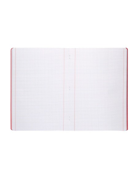 CUADERNO  360 T.DE PLAST.A4 48H. 90G/M2 5MM DOBLE MARGEN SURT.