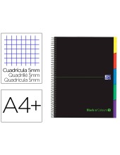 CUADERNO ESP. OXFORD B&C A4+T.EXTRA MICRO 5MM 5B 100H. 90GR. VE.