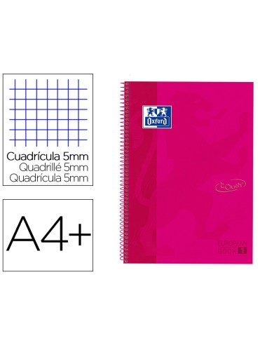 CUADERNO ESP.OXFORD EBOOK 1 T.EXTRA A4+ 80H 5MM RS.FRAM.